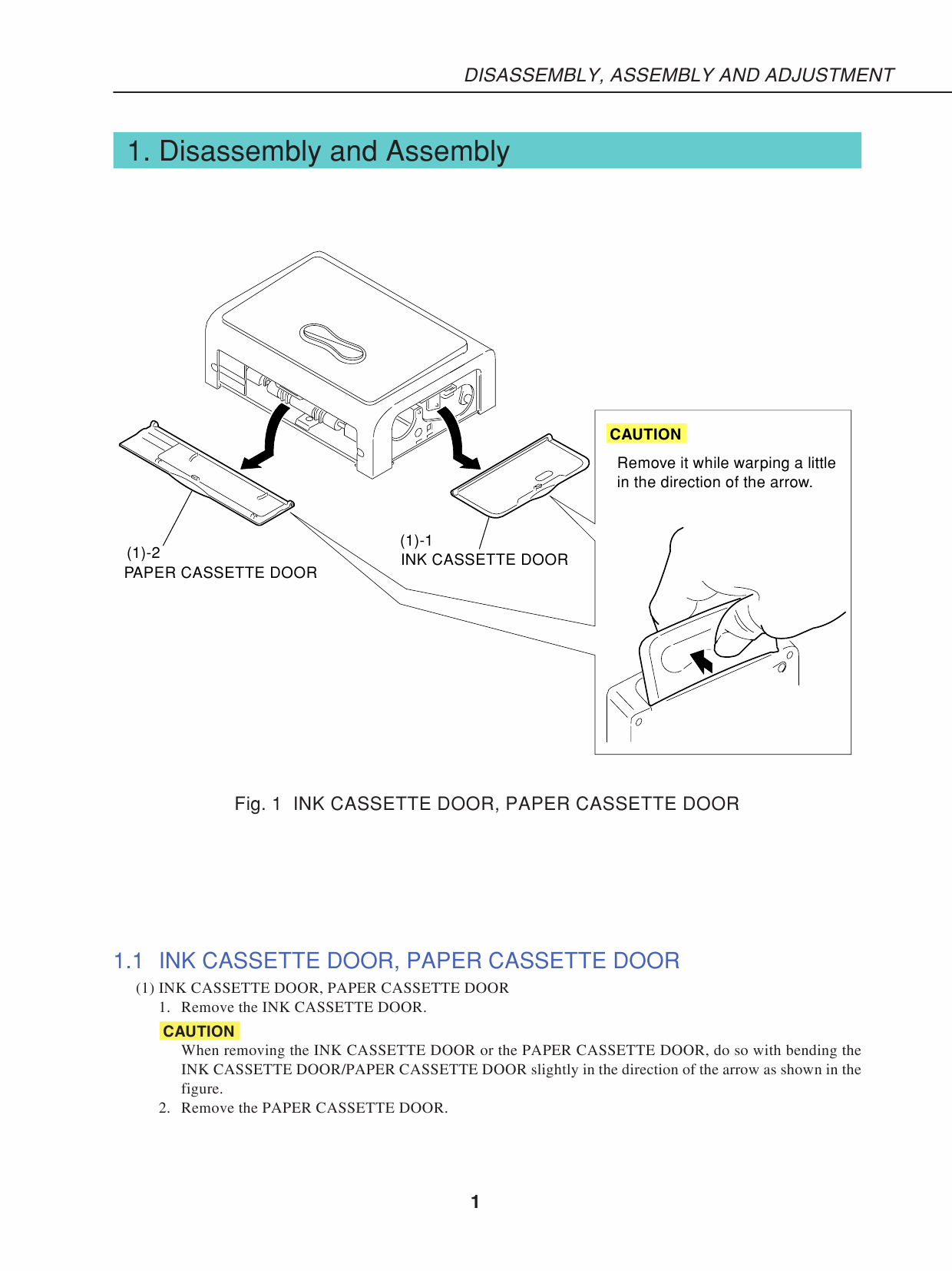 Canon SELPHY CP500 Service Manual-5